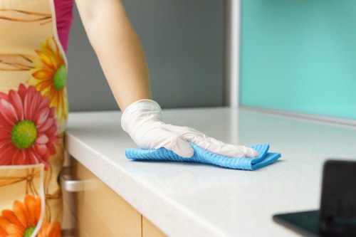 Local carpet cleaning service in a Nottinghill flat with stairs