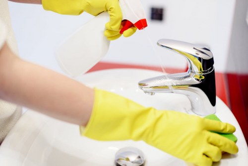 Professional upholstery cleaning service for sofas in a Nottinghill home