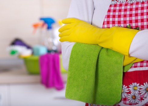 Professional cleaners preparing a Nottinghill property for move-in