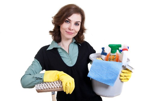 Cleaning a shared staircase and landing in Notting Hill